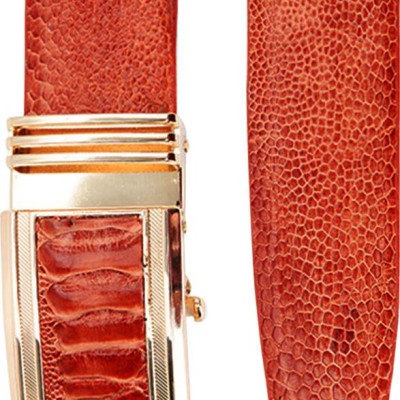 Thắt Lưng Nam Da Đà Điểu Bản Lớn Huy Hoàng HT4419 - Vàng