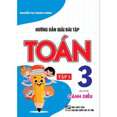 Sách - Combo hướng dẫn giải bài tập toán lớp 3 tập 1 + 2 (bám sát sgk cánh diều)  (HA-MK)