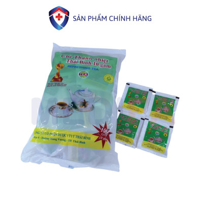 Combo 3 gói - Chè thanh nhiệt Thái Bình, loại trà thanh nhiệt giải độc, mát gan, chè thanh lọc cơ thể, gói lớn (100 gói x 10g)