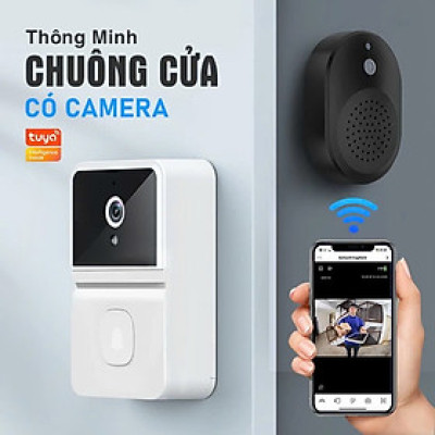 Chuông Cửa Camera WiFi Thông Minh Báo Video, Hình Ảnh Qua App - Bản Cao Cấp Mẫu Mới, ĐÈN TRANG TRÍ , ĐỒNG HỒ TREO TƯỜNG