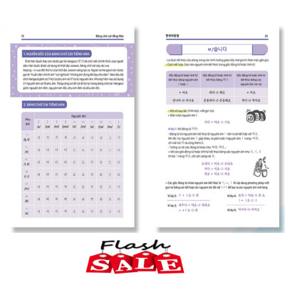 Sổ Tay Bắt Đầu Tiếng Hàn 3 Trong 1, cuốn sách giúp bạn Biết Giao Tiếp Ngay Khi Học- Tặng 1 quyển vở tập viêt 16 trang