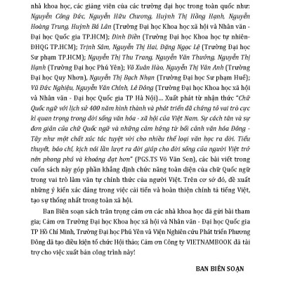 CHỮ QUỐC NGỮ, Quyển 1 - Sự Hình Thành Và Phát Triển