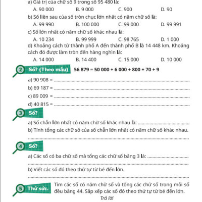 Sách - Vở Thực Hành Toán 4 - Biên soạn theo chương trình GDPT mới - ndbooks