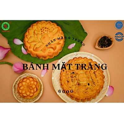 BÁNH TRUNG THU MẶT TRĂNG 0012: NHÂN THẬP CẨM GÀ QUAY JAMBON 6 TRỨNG 600G - VIỆT NAM