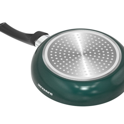 [Độc quyền Online] Chảo chống dính đáy từ Sunhouse ECO SHM20-24-26-28EC - Công nghệ Oil Lock chống cháy cục bộ - Hàng chính hãng