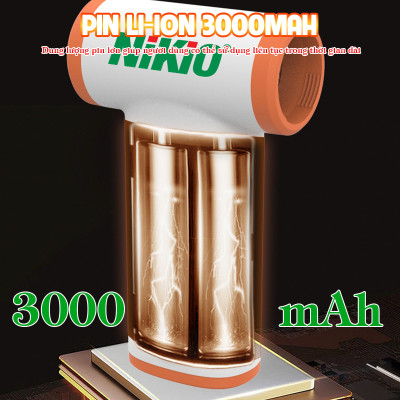Máy thổi bụi cầm tay, máy thổi phản lực mini Nikio ST-805B - Thổi lá cây, thổi nước cực mạnh