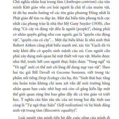 Bảo Vệ Môi Trường - Qua Góc Nhìn Của Tôn Giáo Và Triết Học