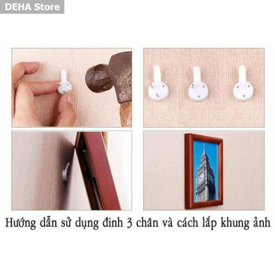 Tranh treo tường tráng gương cơm gà,com trái thơm trang trí quán ăn,nhà hàng(kèm đinh 3 chân)