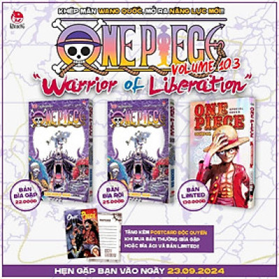 Truyện - One Piece - Tập 103 - Bản Giới Hạn - Eiichiro Oda - NXB Kim Đồng