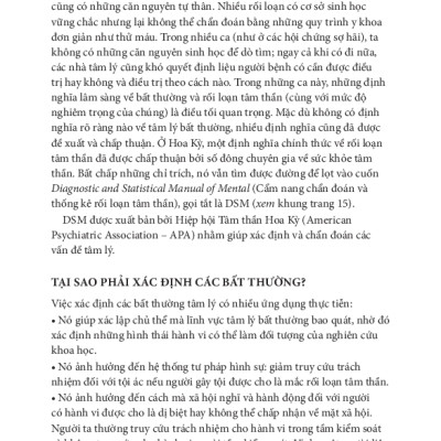 Tâm Lý Học Toàn Thư : Tâm Lý Học Bất Thường