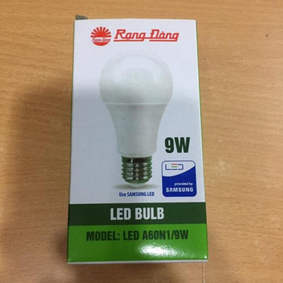 Combo 10 Bóng đèn led tròn 9W Rạng Đông, Model LED BULB LED A60N1/9w HÀNG CHÍNH HÃNG