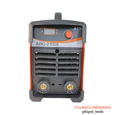 Máy hàn PHIPOL TOOLS ARC-250A tặng kèm nhiều phụ kiện, máy có 2 núm chình siêu khỏe - Hàng Chính Hãng