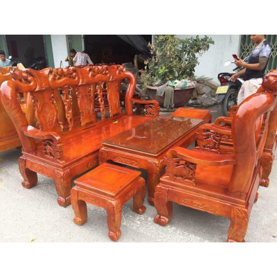 Bàn ghế Minh Quốc Đào gỗ xoan