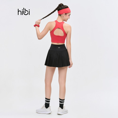 Áo croptop tập Yoga Gym Hibi Sports CR836, kiểu ba lỗ khoét tim lưng, kèm mút ngực