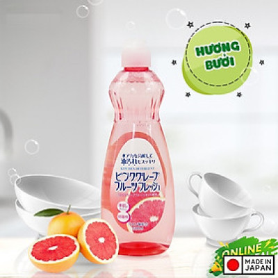 Nước rửa chén bát rau củ quả, đồ ăn dặm cho bé Rocket 600ml - Made in Japan