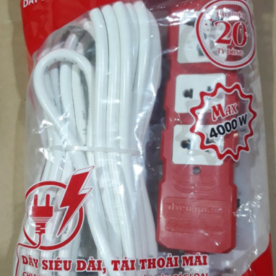 Ổ cắm Công suất lớn Điện Quang ĐQ ESKHP 10M (3 lỗ, dây 10m)