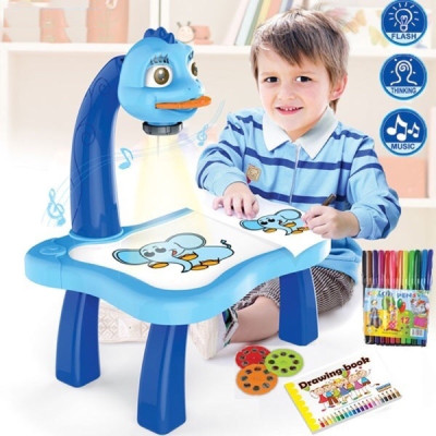 Bàn Tập Vẽ Cho Bé Có Đèn Chiếu Sáng Thông Minh Kèm 12 Bút Vẽ Vỡ Vẽ, Bảng Vẽ Có Thể Xóa Tiện Dụng-Màu Hồng