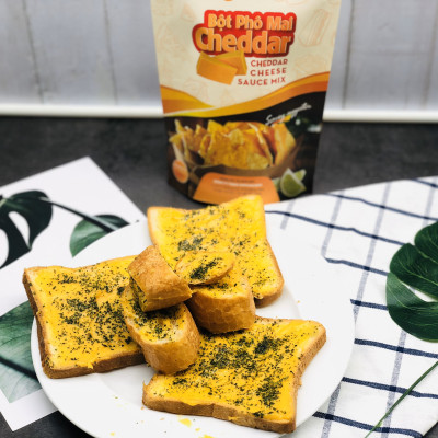 Bột Phô Mai Cheddar Úc túi 500G - Bột phô mai thượng hạng làm bánh, sốt nguyên liệu nhập khẩu từ Úc