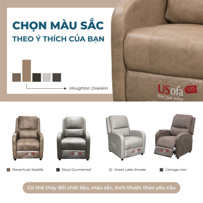Ghế chăm sóc sức khỏe | Ghế sofa Bọc Da Massage Thư Giãn dòng Ghế Yêu Thương Collection GYT của USofa