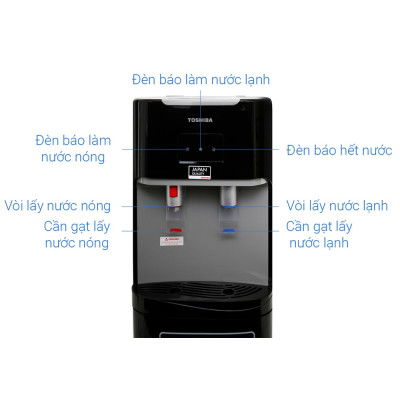Cây nước nóng lạnh Toshiba RWF-W1669BV(K1)-Hàng chính hãng