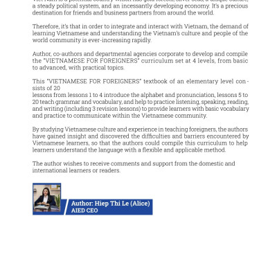 Tiếng việt cho người nước ngoài _ Tái bản lần 1