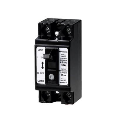 Cầu dao chống giật Panasonic BJS-3030NA2 dòng rò 15mA-30mA dòng tải 30A (CB cóc) - Hàng chính hãng