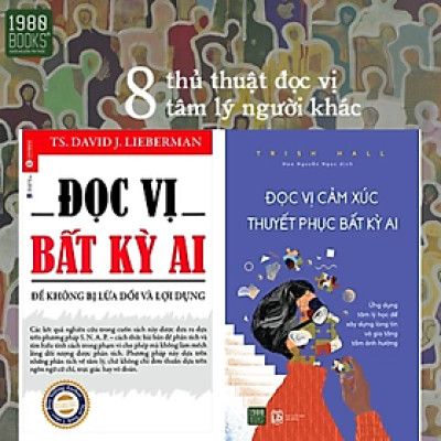 Combo 2Q Sách Giúp Bạn Thâm Nhập Tâm Trí Đối Phương Trong Giao Tiếp : Đọc Vị Bất Kỳ Ai _ Thaiha Books + Đọc Vị Cảm Xúc, Thuyết Phục Bất Kỳ Ai _ 1980 Books