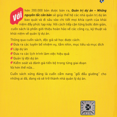  Quản Trị Dự Án - Những Nguyên Tắc Căn Bản (Tái Bản); Tặng Kèm BookMark