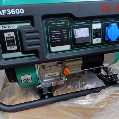 MÁY PHÁT ĐIỆN XĂNG 170F, 208CC DCA AF3600 - HÀNG CHÍNH HÃNG