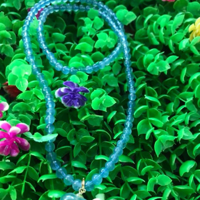 SỢI DÂY CHUYỀN ĐẸP XUẤT SẮC ĐÁ AQUA VIP MẶT TRÁI TIM  DÂY CHUYỀN ĐEO ĐẸP SANG - NHẸ NHÀNG - TỊNH TÂM  ĐẸP LẮM LUÔN NHE CHỊ EM ƠI  MÀU XANH AQUA NHẸ NHÀNG ĐẸP 100% ĐÁ THIÊN NHIÊN