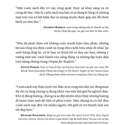 Bộ Sách Ý Chí - Hành Trình Tái Khám Phá Sức Mạnh Lớn Nhất Của Con Người + Utopia - Hành Trình Xây Dựng Xã Hội Với Tầm Nhìn Xa (Bộ 2 Cuốn)