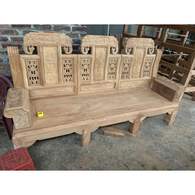 Bộ bàn ghế âu á hộp như ý voi gỗ gõ đỏ,kate