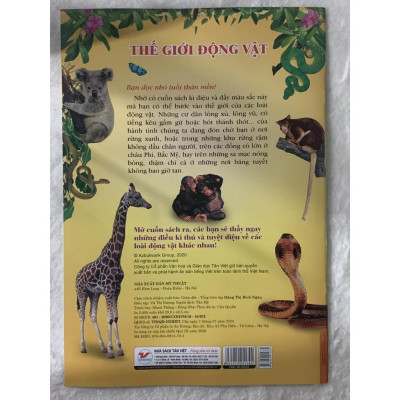Sách - Quyển Tranh - Thế Giới Động Vật - Tân Việt Books