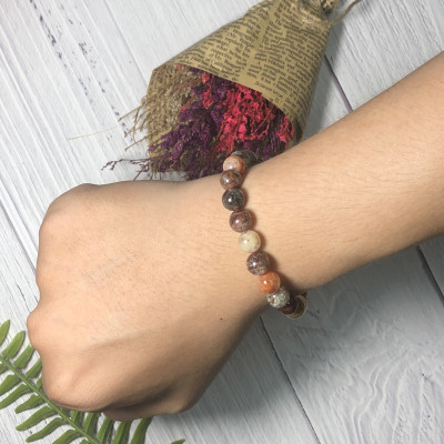 Vòng tay Thạch Anh Ưu Linh hoa 08mm chuẩn 4A