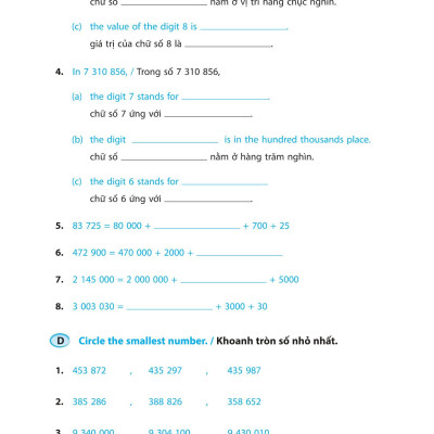 Tinh Thông Toán Học - Mastering Mathematics - Dành Cho Trẻ 10-11 Tuổi - Quyển A