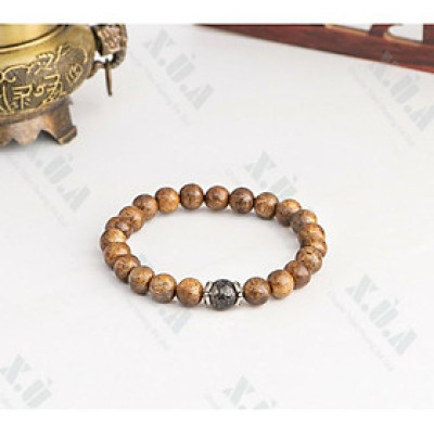 Vòng Tay Trầm Tốc Đính Charm Đen[CAM KẾT TRẦM THẬT] Cầu An Lành || May Mắn