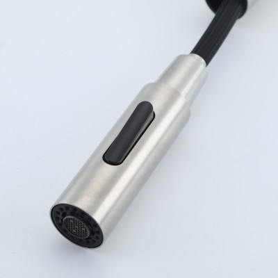 Vòi bếp nóng lạnh inox SUS 304 dây rút Frap F60807 - Chính Hãng Liên Bang Nga