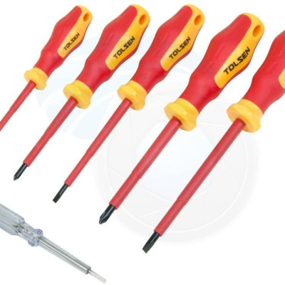 BỘ VÍT CÁCH ĐiỆN 6 CÂY TOLSEN 38013 - HÀNG CHÍNH HÃNG