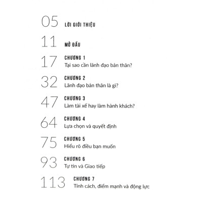 Self Leadership - Lãnh Đạo Bản Thân