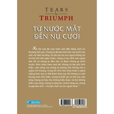 Sách - Từ Nước Mắt Đến Nụ Cười - Tận Cùng Khổ Đau Đến Ngời Sáng Tâm Hồn