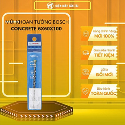 MŨI KHOAN TƯỜNG BOSCH CONCRETE 6X60X100 - Hàng chính hãng