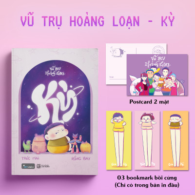 Sách - Vũ Trụ Hoảng Loạn - Kỳ - Tặng Kèm 1 Postcard 2 Mặt + 3 Bookmark 2 Mặt Bồi Cứng