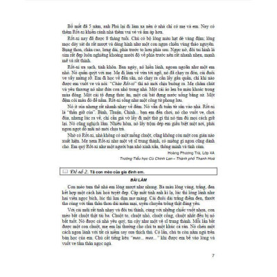 Sách - Những Bài Văn Đạt Điểm Cao Của Học Sinh Giỏi Lớp 4 - Dùng Chung Cho Các Bộ SGK Hiện Hành - Hồng Ân
