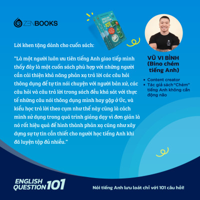 Sách - English Question 101 - Lộ Trình Học Giao Tiếp Qua Q&A