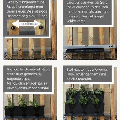 Chậu Trang Trí Cây Ban Công Đứng Vertical nhập khẩu Minigarden Bồ Đào Nha KÈM giải pháp Tưới Nhỏ Giọt Bán tự động dù ban công KHÔNG có vòi cấp nước (gồm 8 tầng Module + 1 Tray nước + Bộ tưới)