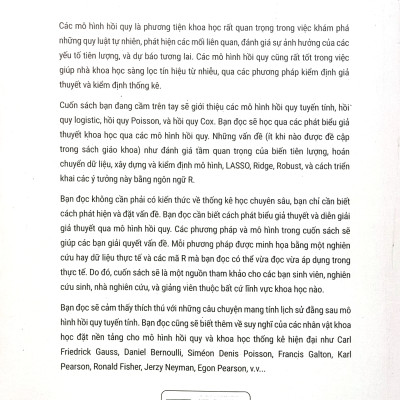 Mô Hình Hồi Quy Và Khám Phá Khoa Học (Tái Bản 2022)