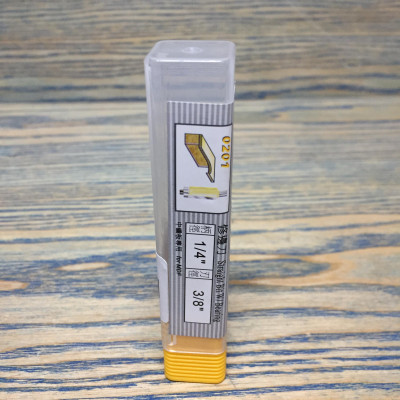 Mũi phay, mũi soi, mũi cắt cạnh thẳng ổ bi 1/4"x3/8" (D=9.53mm) Arden