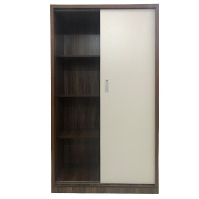 Tủ Áo Cửa Lùa 1m2 Gỗ MDF Melamine Cánh Trắng