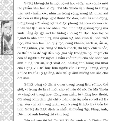 Sử Ký Tư Mã Thiên (Bìa Cứng) (Tái Bản 2023)