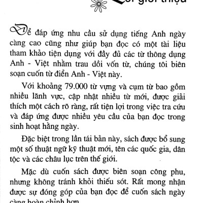 Từ Điển Anh Việt 79.000 Từ